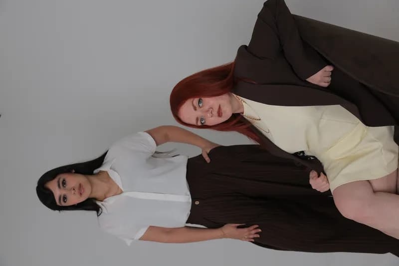 Brown Pinstripe Wide Leg Pants thumbnail 6