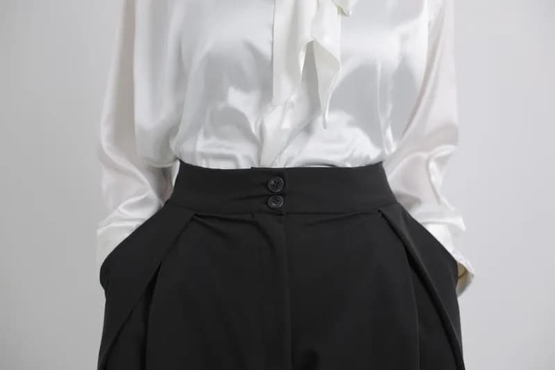 Black Wide Leg Pants thumbnail 5