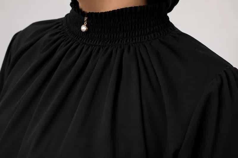 PRESENCE Essential Black Blouse thumbnail 2