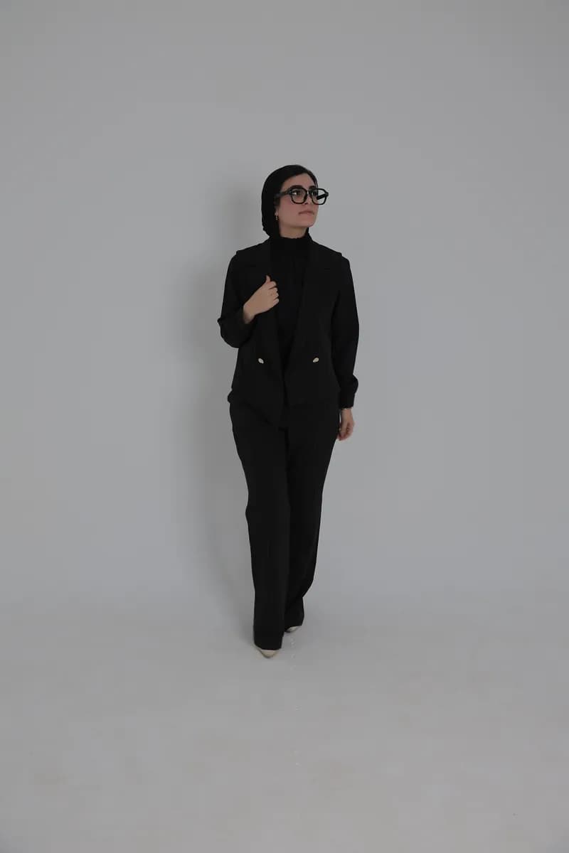 Black Pinstripe Suit thumbnail 2